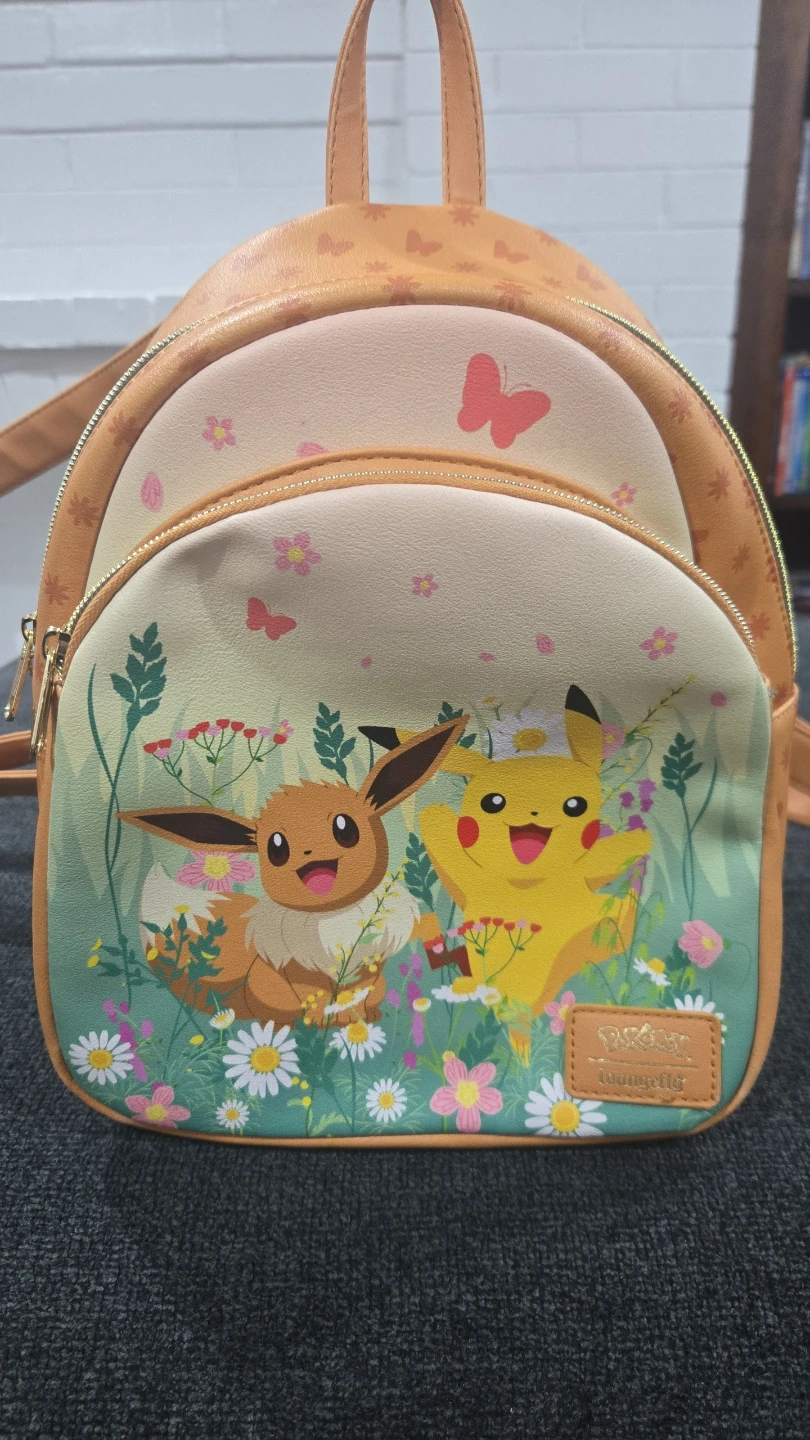 Loungefly Pokemon Pikachu Eevee Spring Mini Backpack