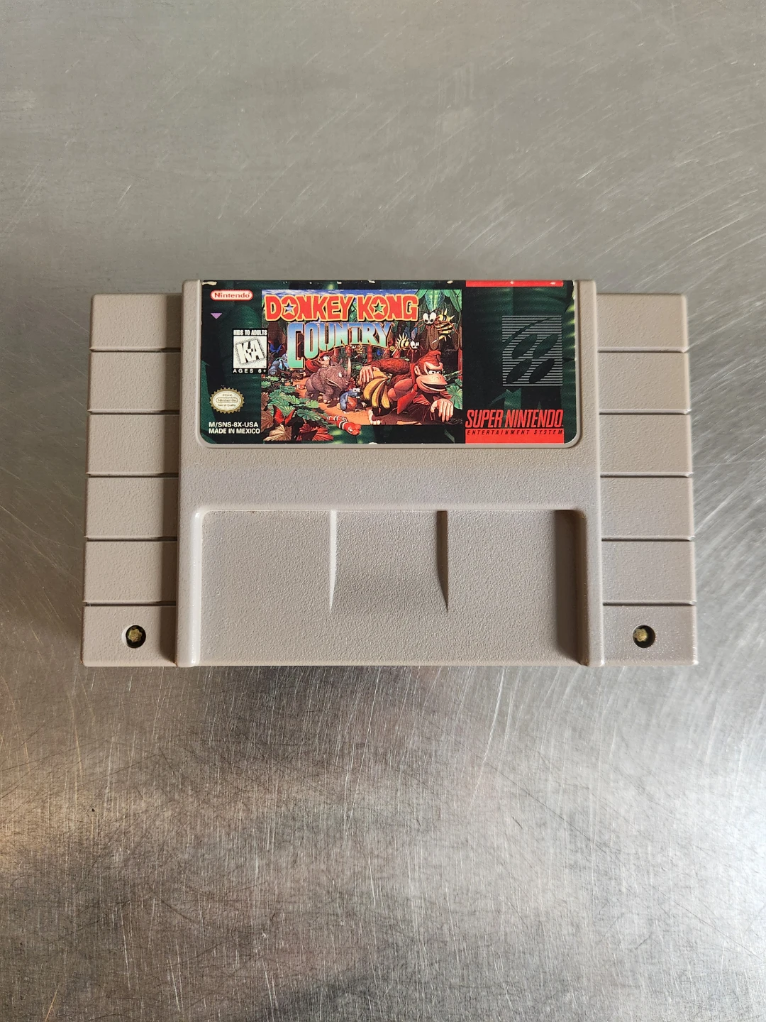 Donkey Kong Country SNES Game Cartridge