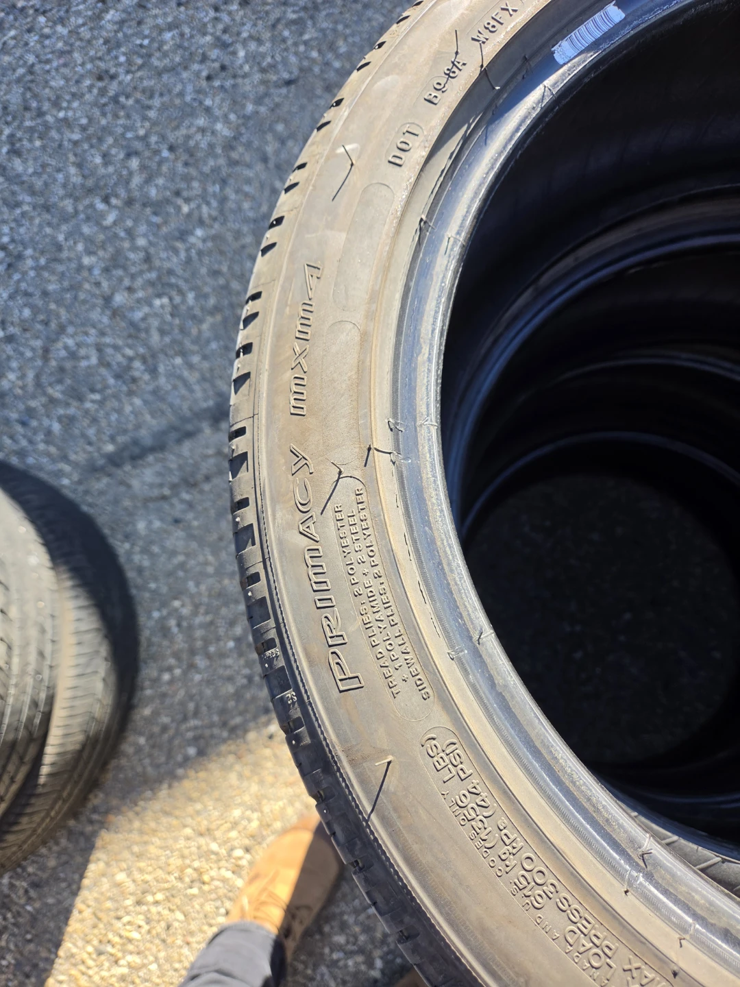 225/45R17  Michelin Primacy MXM4 Tires - photo 3