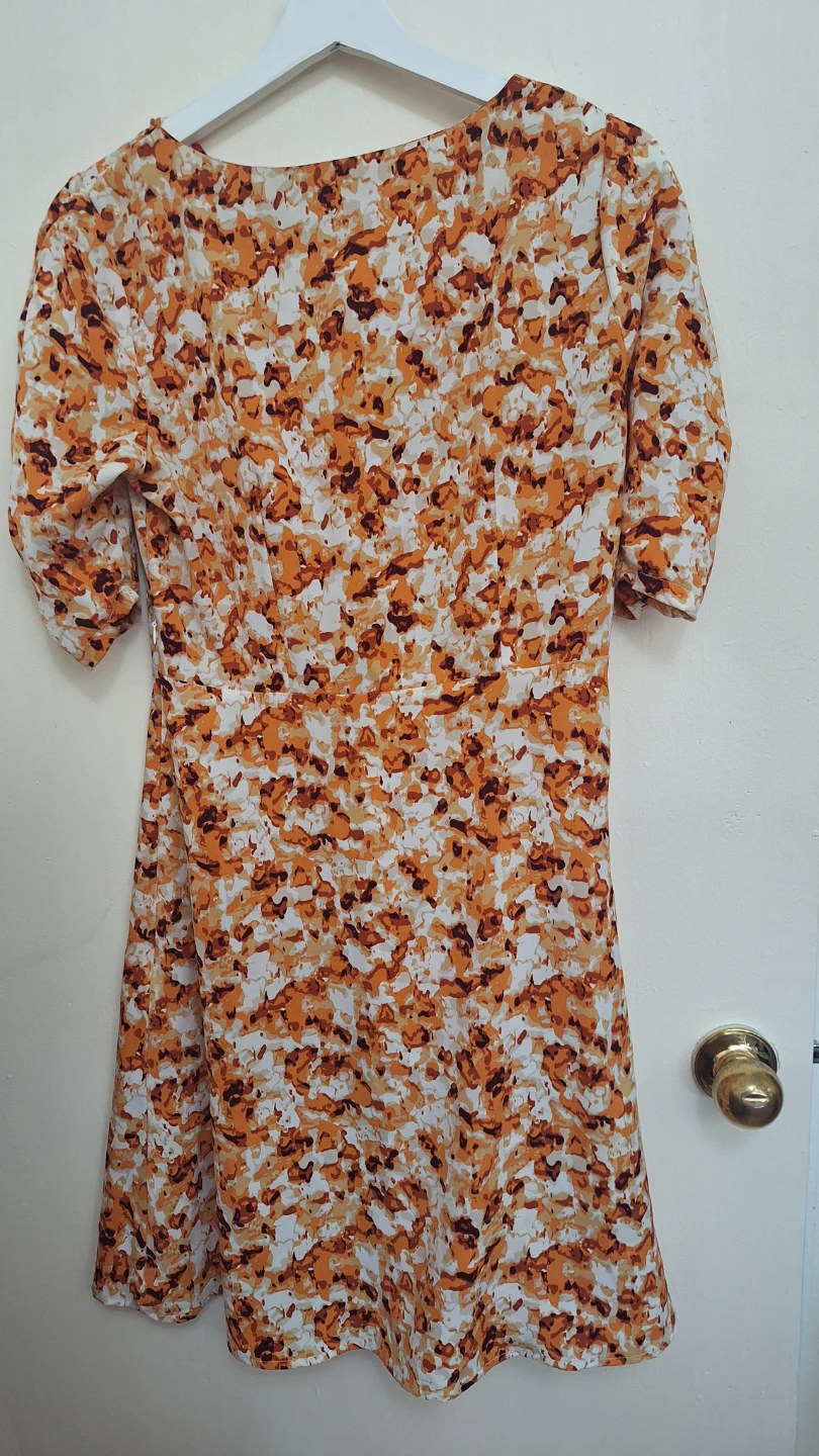 Risque Orange Print Dress - photo 2