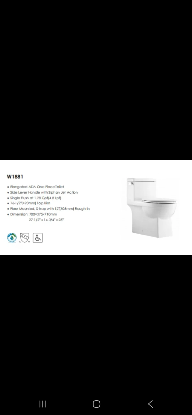 One piece Toilet - photo 2