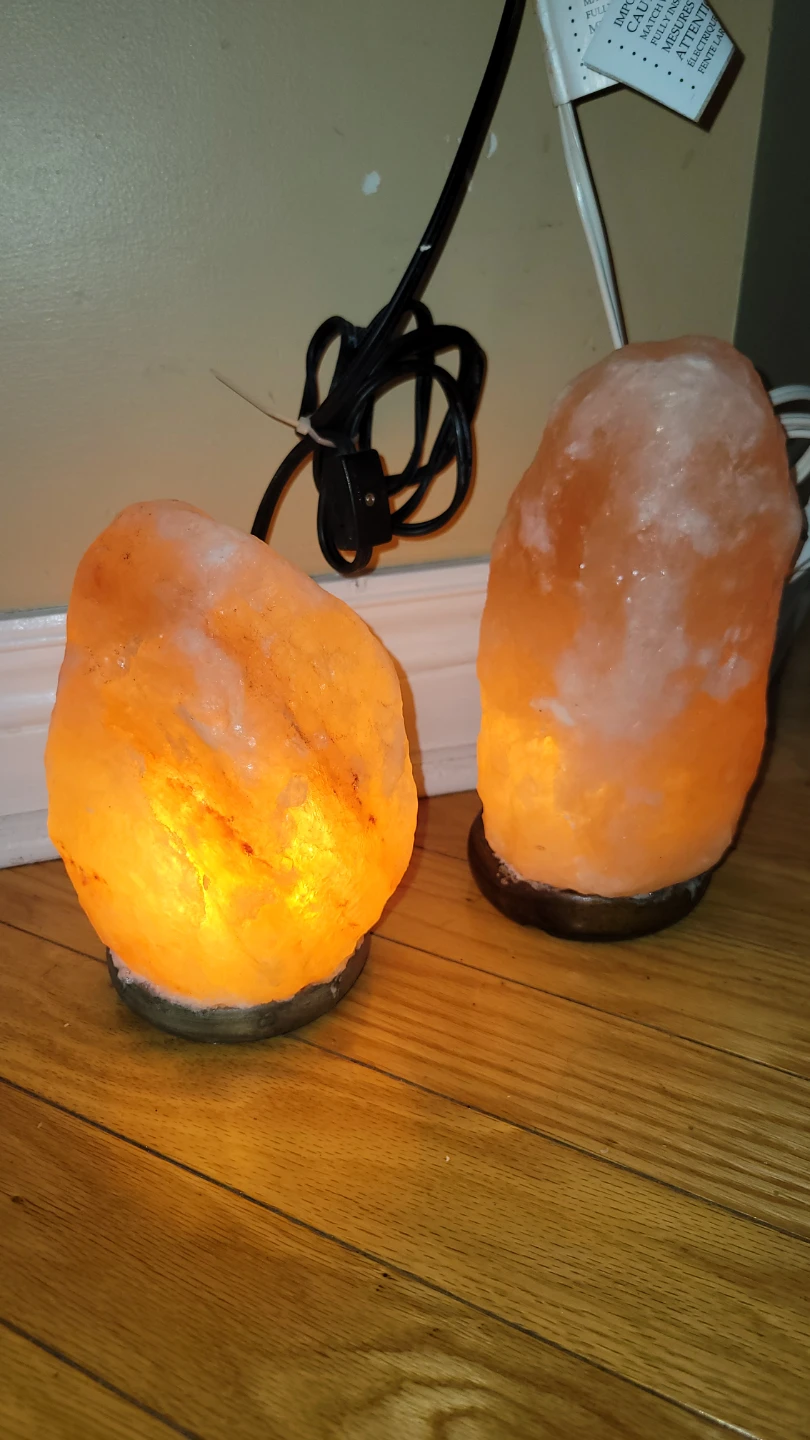 Two Himalayan Salt Lamps-$10 each