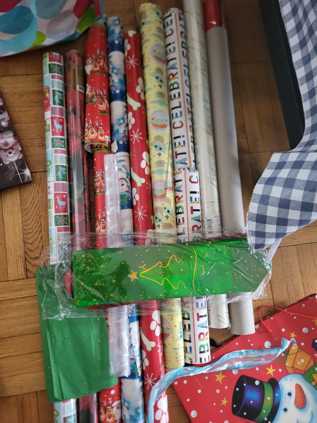 Bundle of Holiday Gift Wrap and Accessories