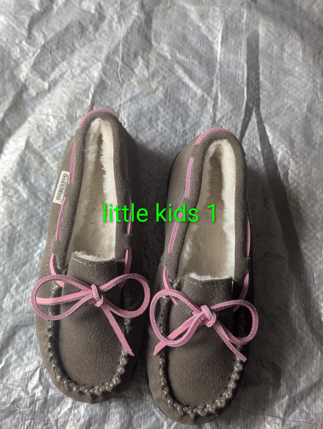 SoftMoc suede moccasins - little kids size 1