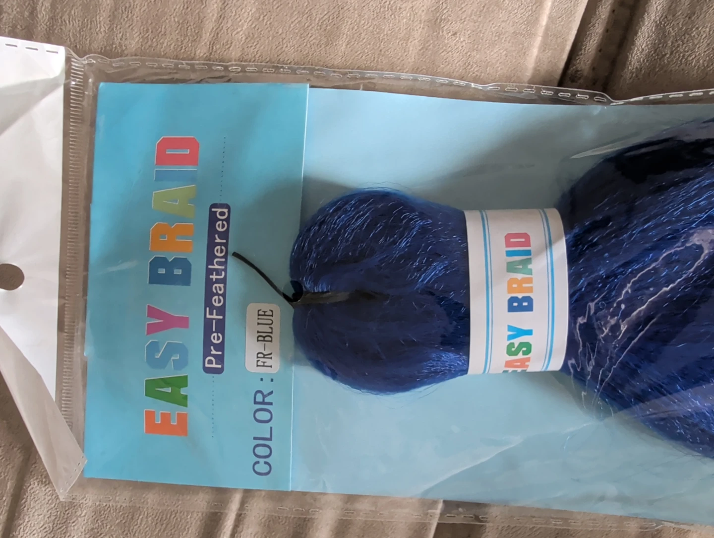 Clong Easy Braid Pre-Feathered Hair Blue - photo 2