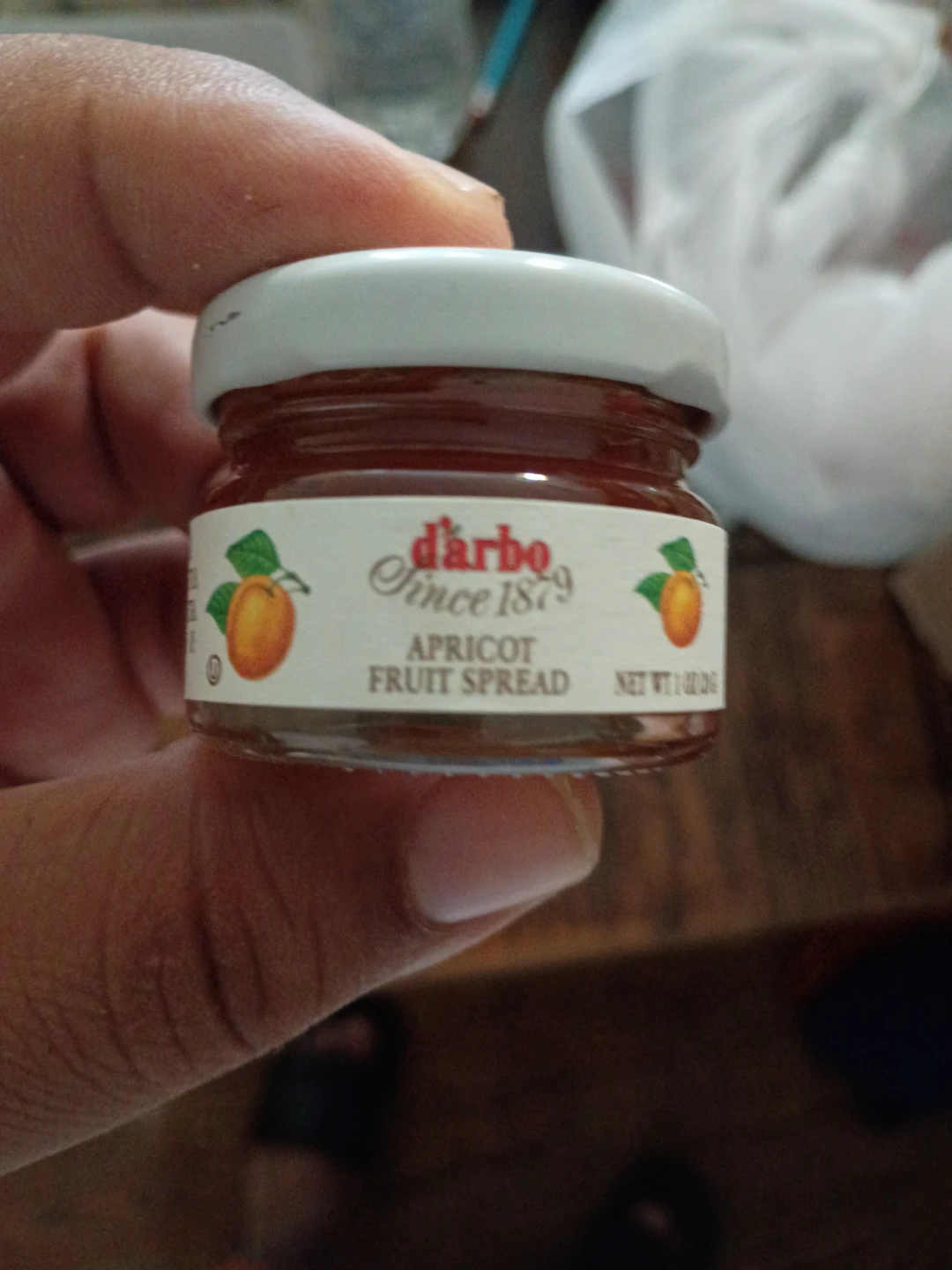 Darbo Apricot Fruit Spread - Mini Jars (28g each)