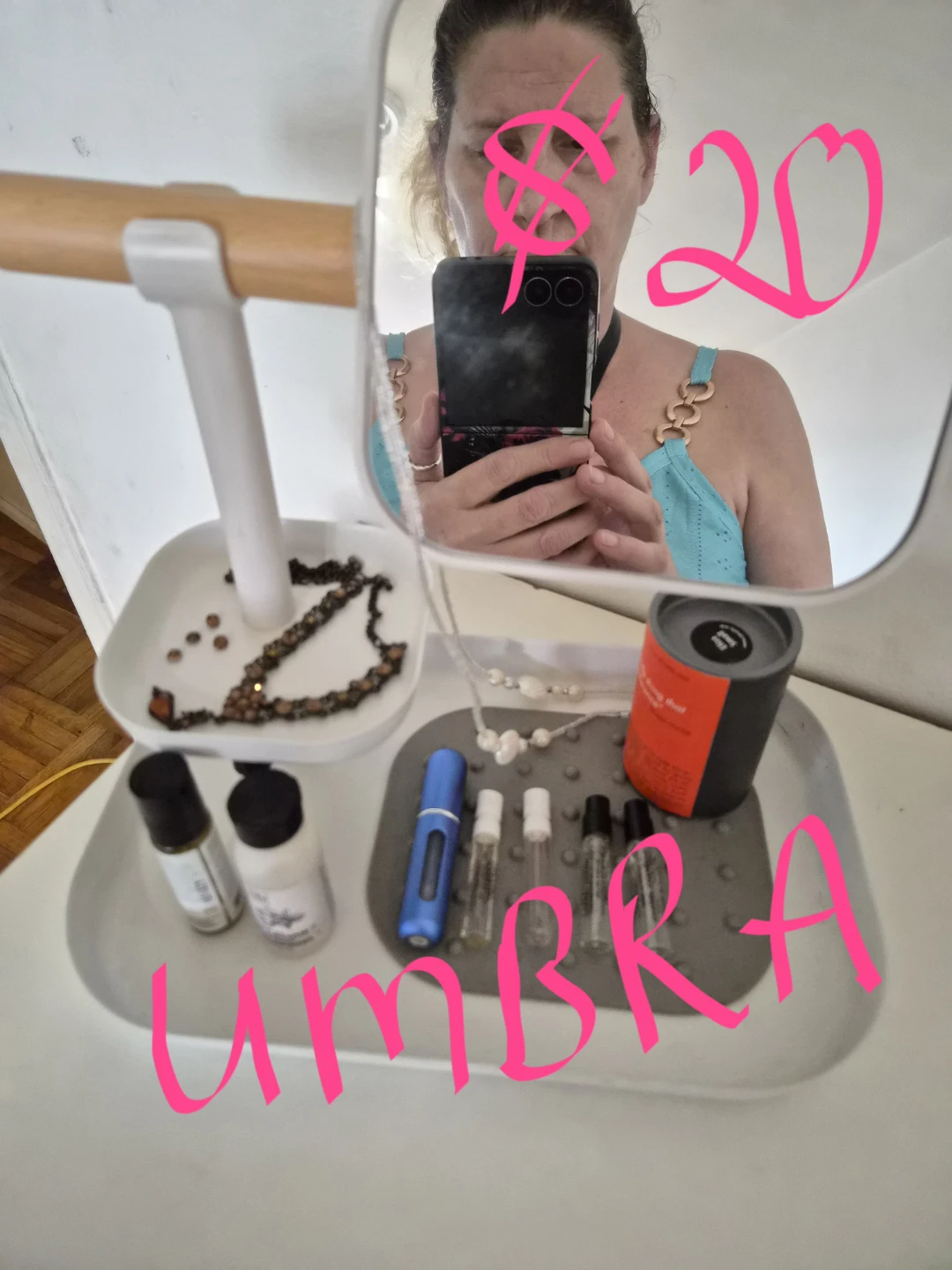 🏈 Umbra Vanity Mirror and Accessory Tray