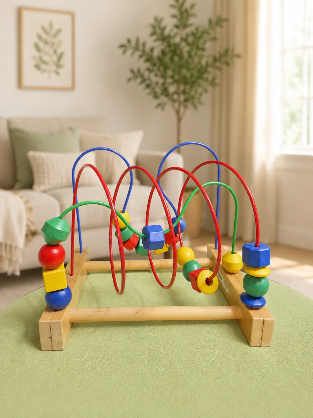 Wooden Bead Maze Toy