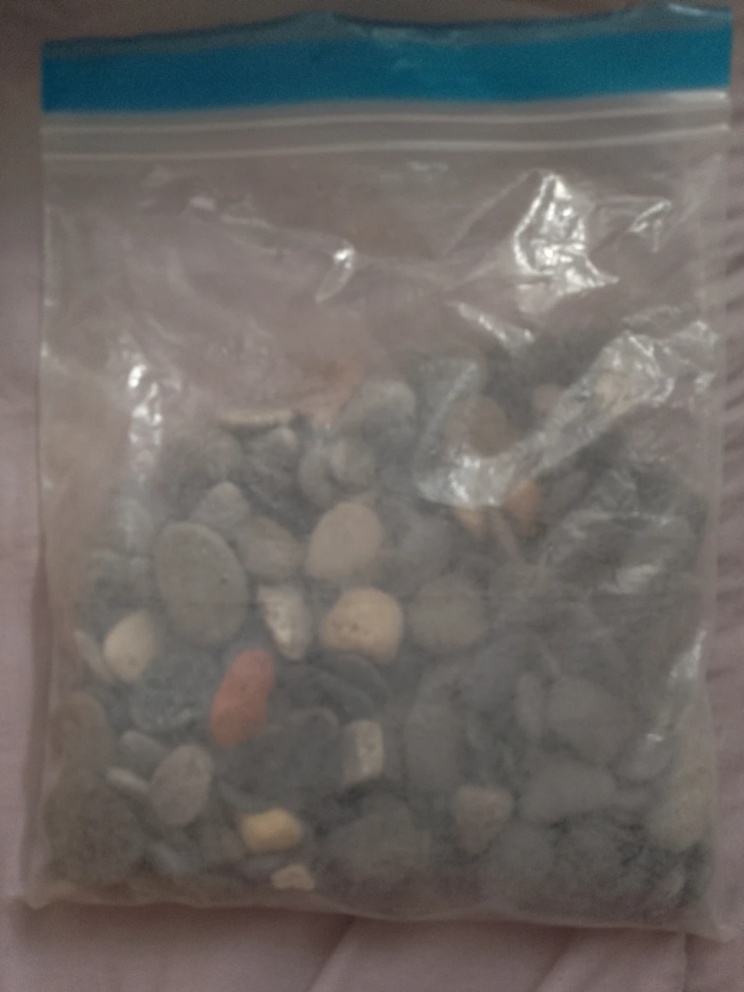 Decorative pebbles in plastic bag 🏈