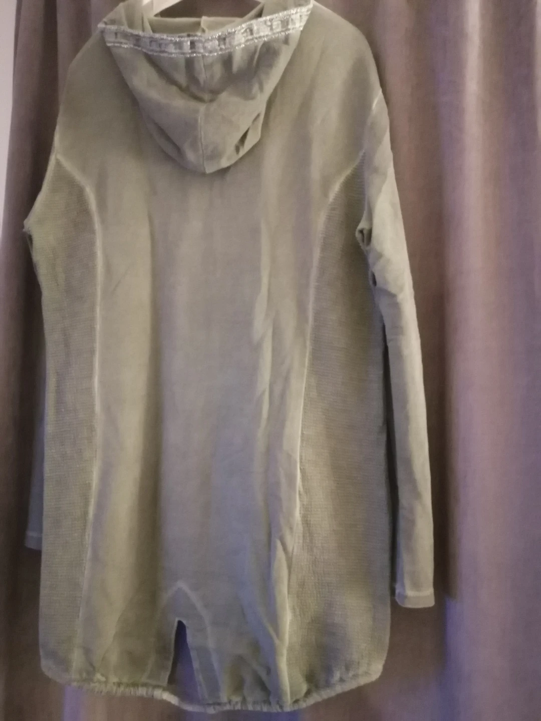 Italian Elissia Olive Green Studded Hoodie - photo 4
