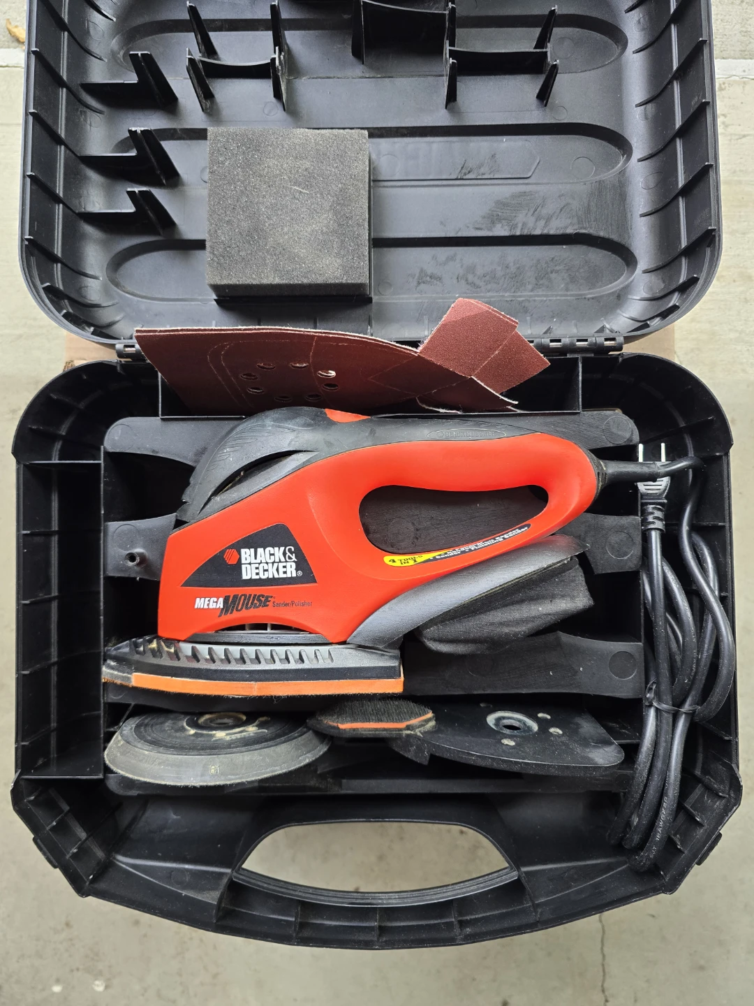 Black & Decker Mega Mouse Sander/Polisher