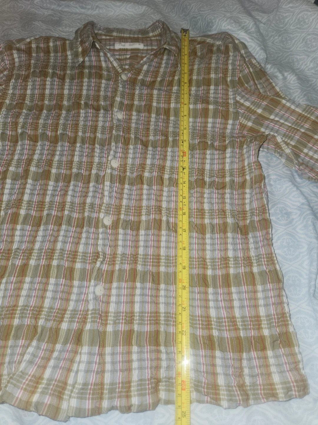 Zara Plaid Button-Down Shirt - photo 3