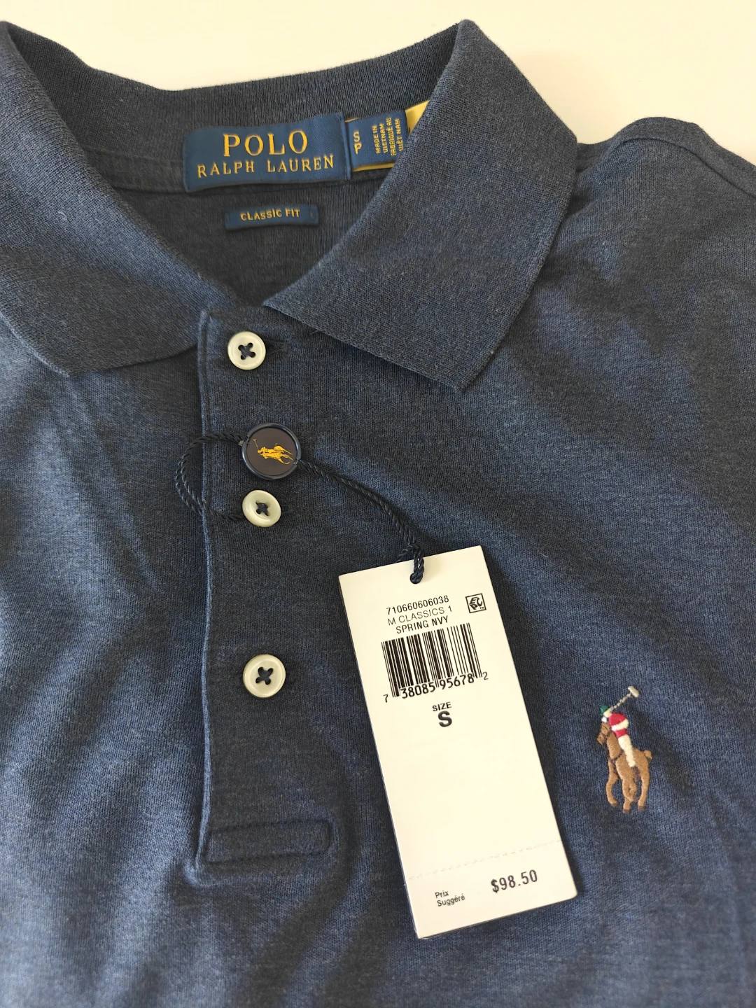 Polo Ralph Lauren Classic Fit Polo Shirt - Size S