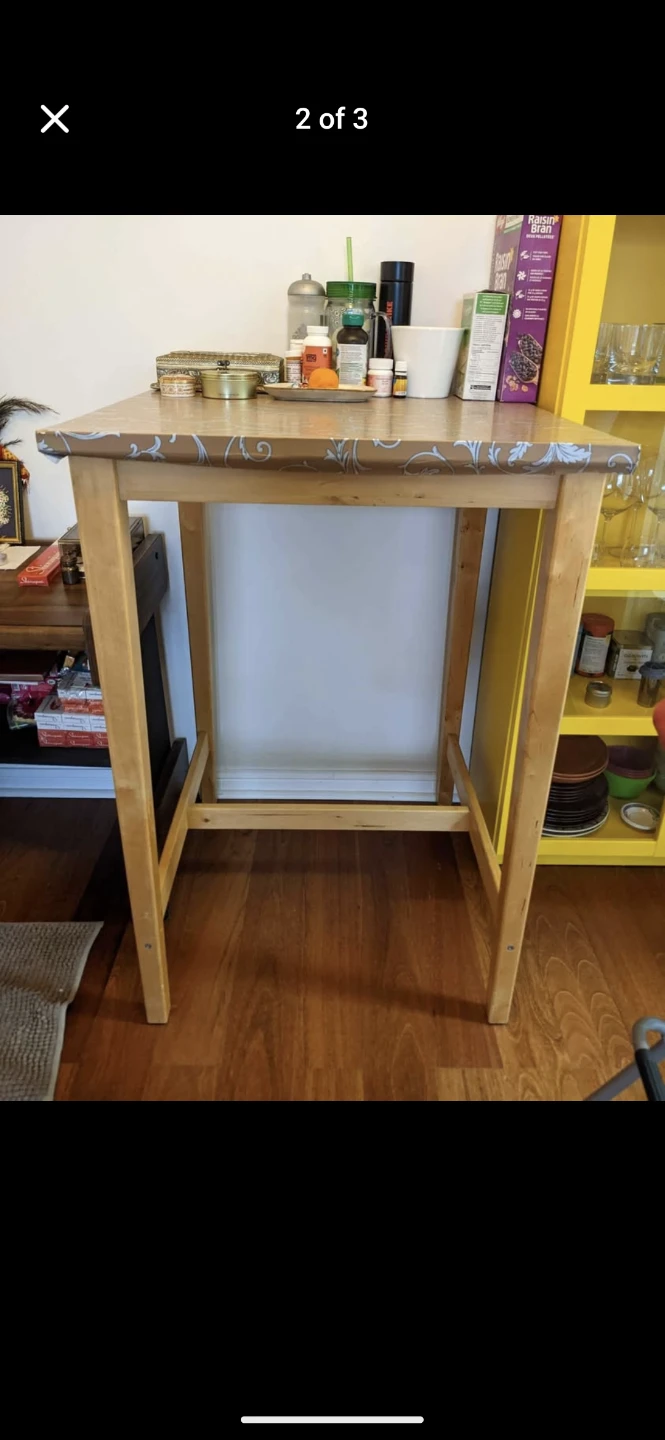 MUST GO THIS WEEK!!! IKEA Wooden High-Top Table + High Chair - photo 2