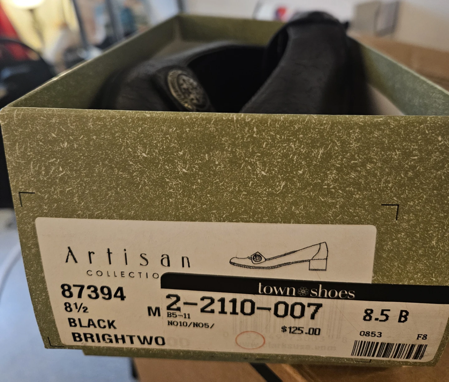 Clarks Artisan Collection Black Heels Size 8.5 - photo 3