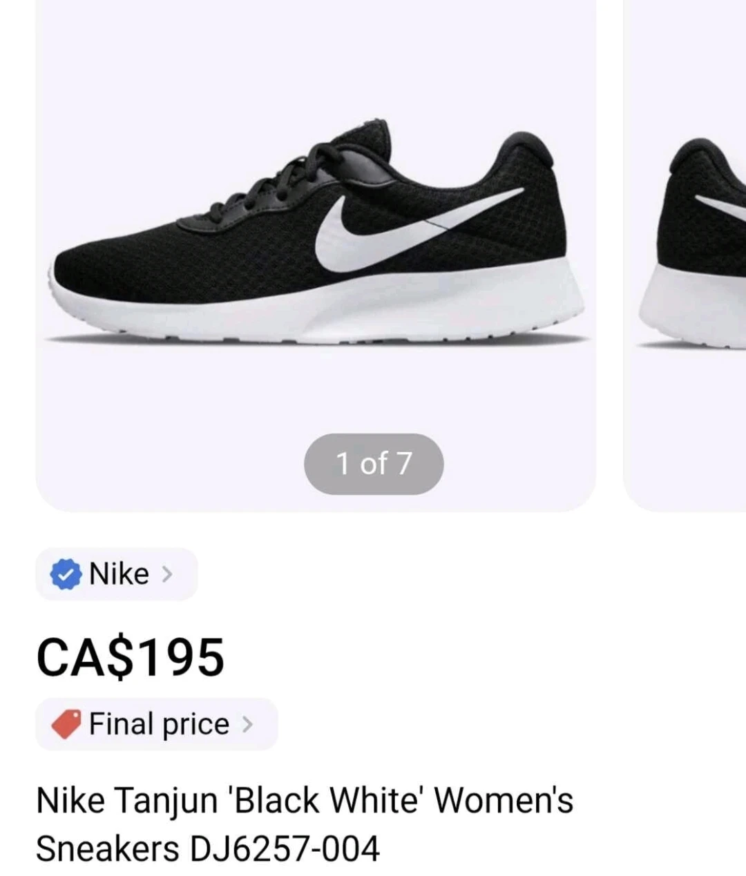 NIKE TANJUN "Easy On"  W 9.5 - photo 3
