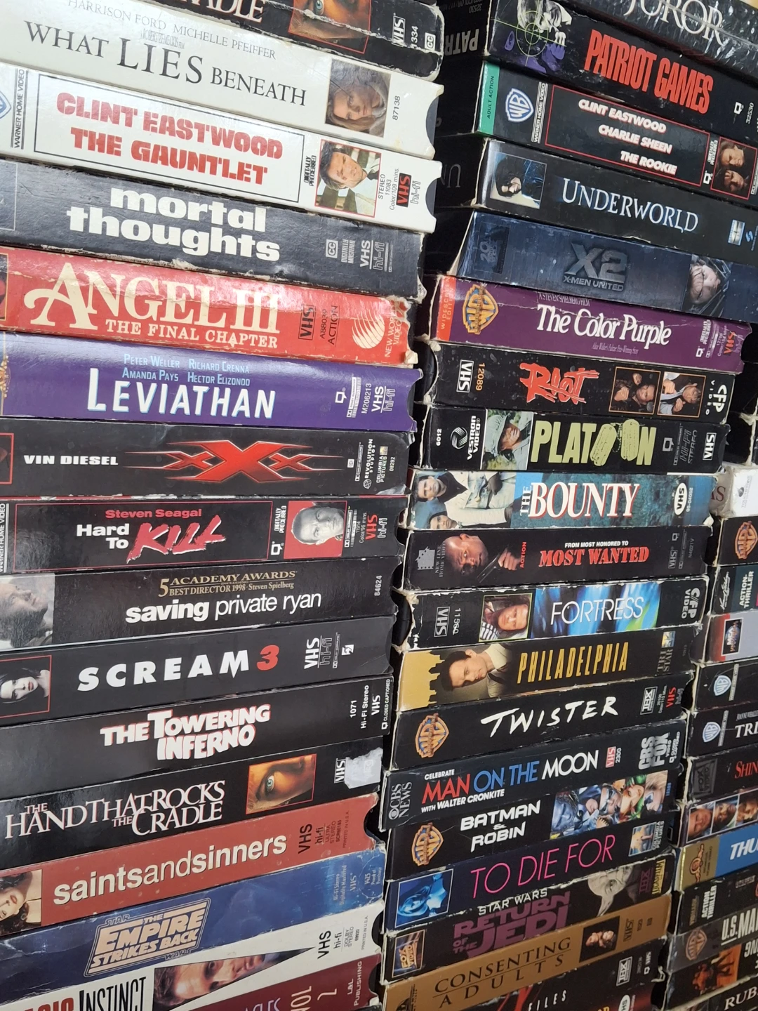 Large Collection  Vintage VHS Movie Tapes - photo 2