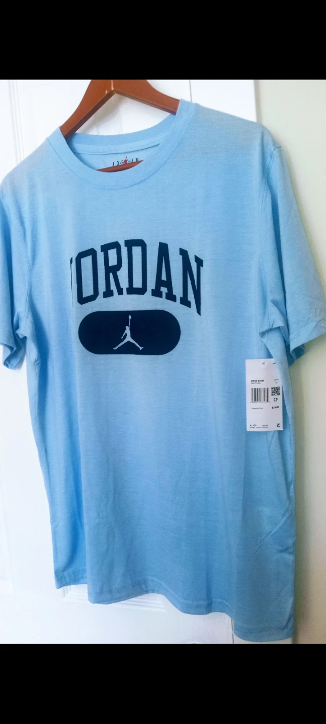 Jordan Graphic T-Shirt Light Blue NWOT🏈