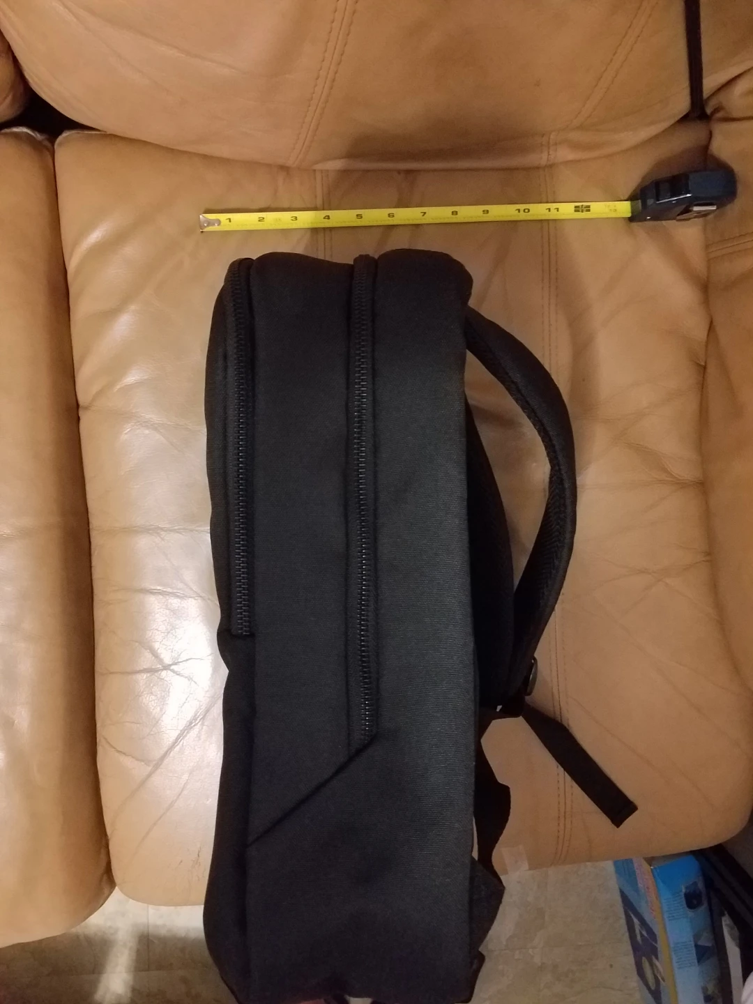 New Steve Madden Black Backpack with Neon Green Interior - photo 3