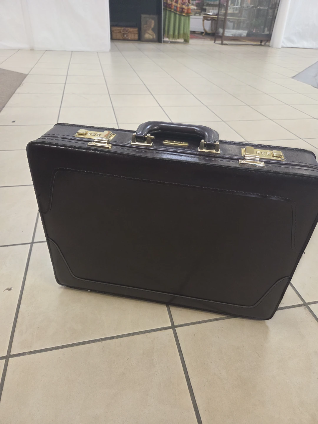 Vintage Leather Briefcase