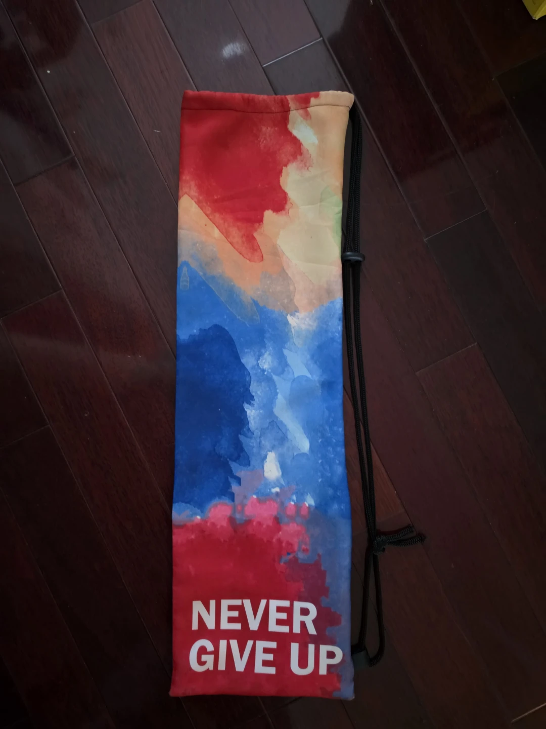 Never Give Up Yoga Mat Bag / Badminton racquet bag