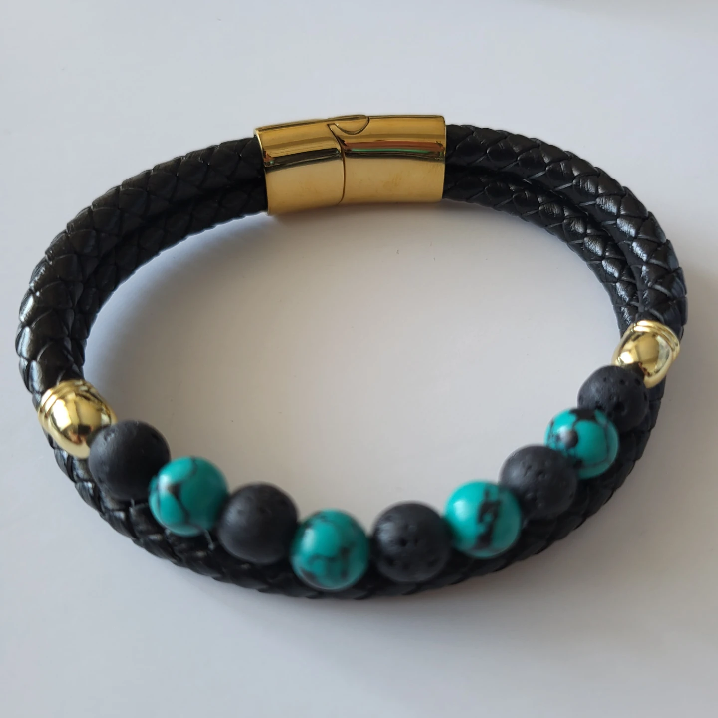 Assorted Mens Braided and Bead Bracelets - photo 3