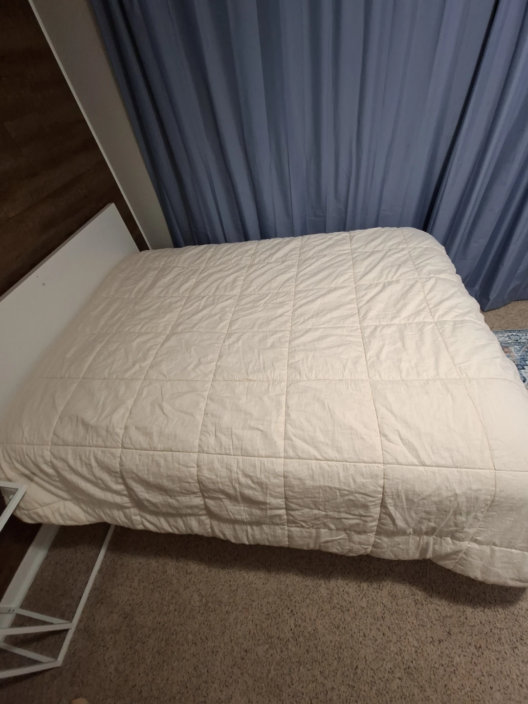 White IKEA Bed Frame - photo 2