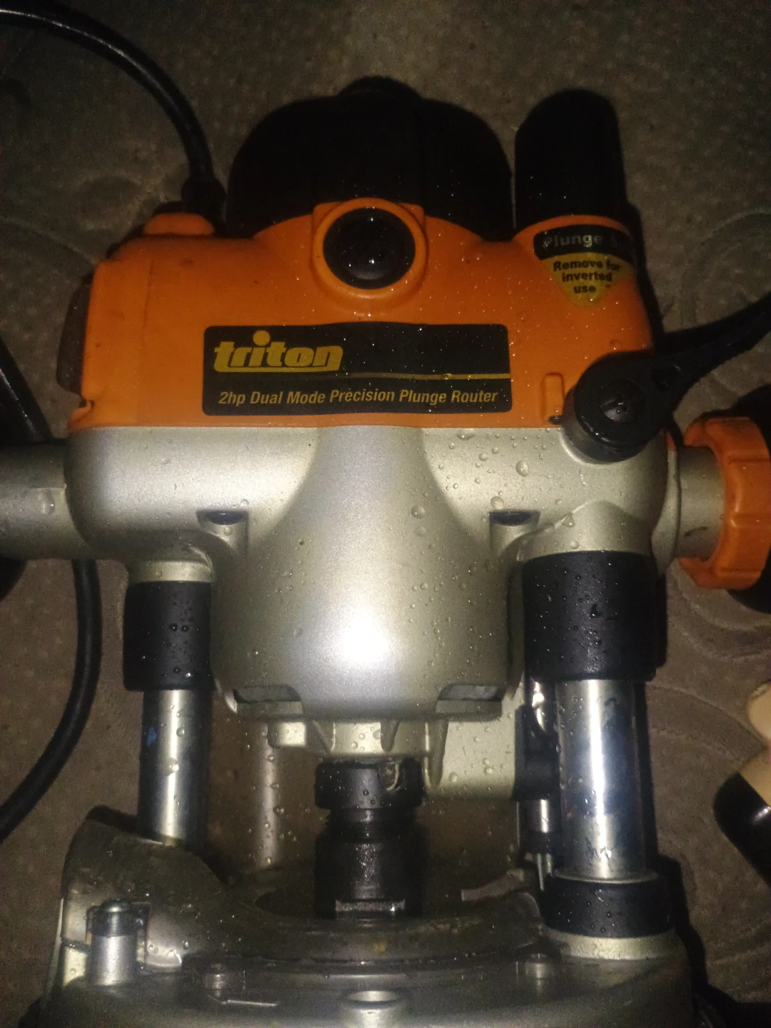 Triton 2hp Dual Mode Precision Plunge Router