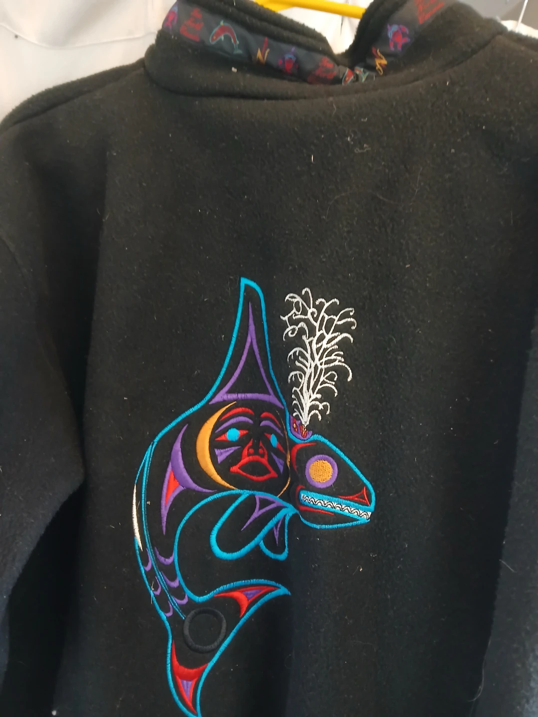 True North black fleece hoodie, size XL - photo 2