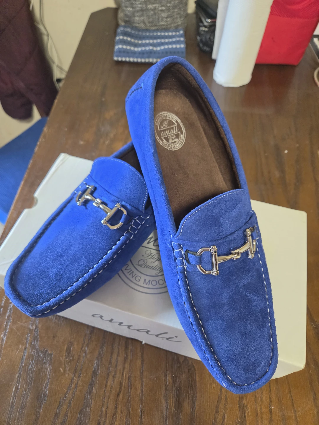 Amali Blue Driving Loafers - photo 2