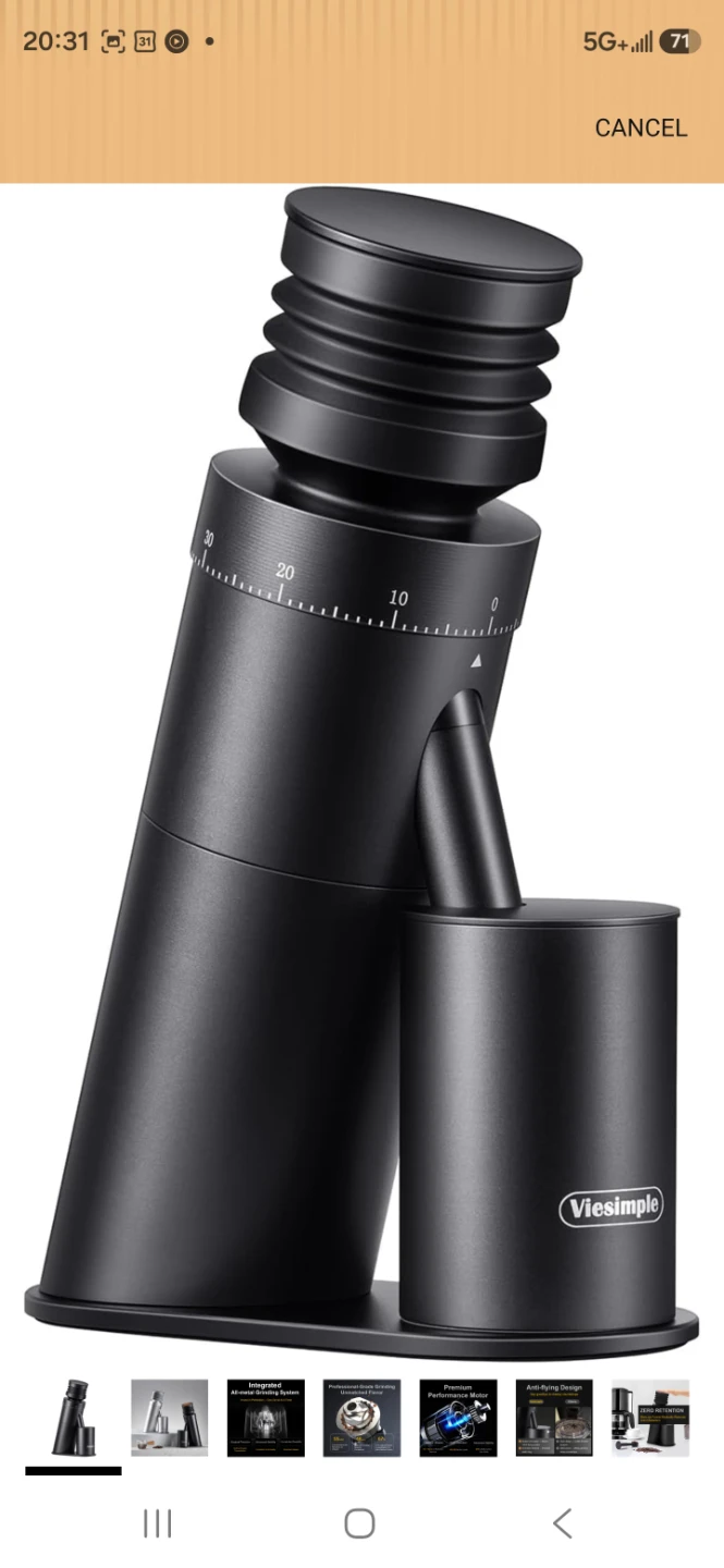 Viesimple Coffee Grinder 🏈
