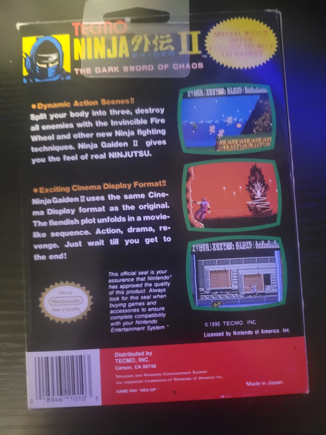 Ninja Gaiden II: The Dark Sword of Chaos for NES - photo 2