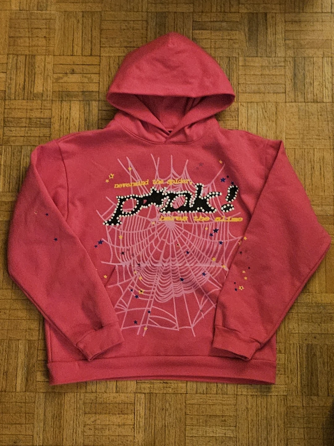 Authentic Pink Sp5der Men's Hoodie
