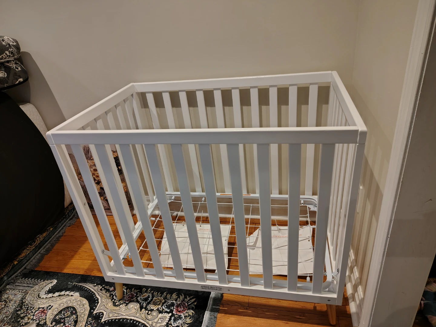 White Baby Mini Crib