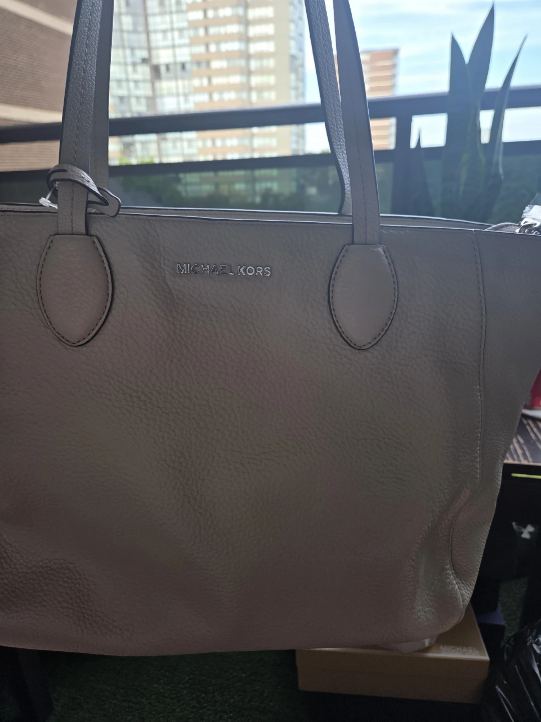 Michael Kors Ani Large Tote - Cement - photo 3