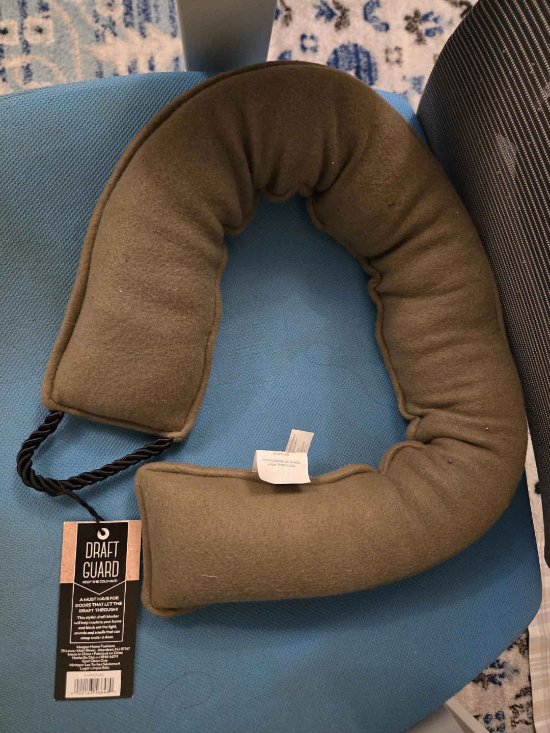 Door Draft Guard, Draft Stopper (Heavy felt and pellets)