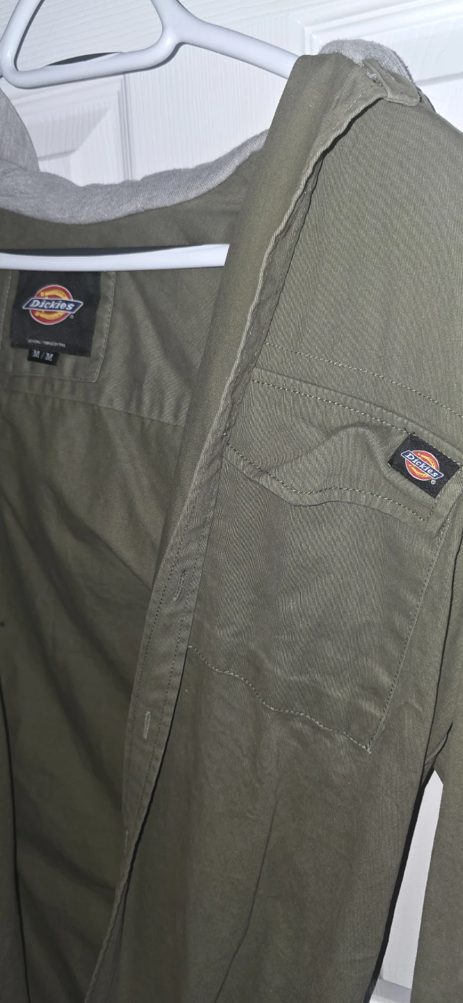Dickies Hooded Button-Up Work Shirt - photo 2