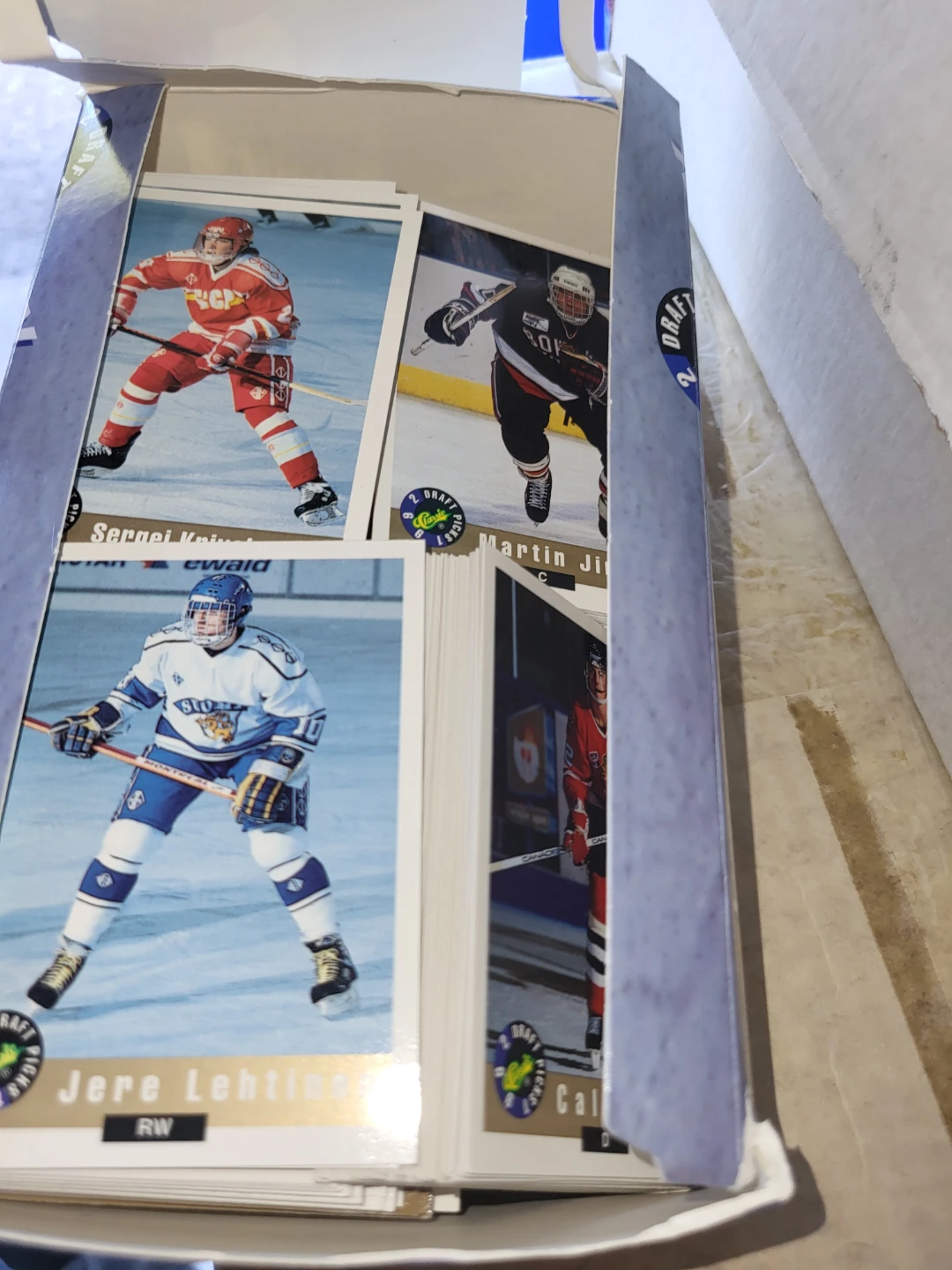 1991 Classic Draft Pick Hockey Cards Box - photo 2