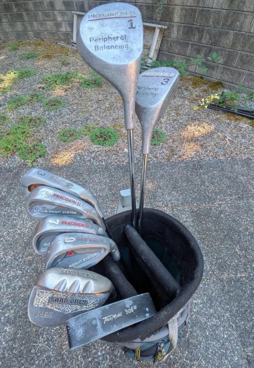 Golf Club Set + Bag & Pull Cart   – Great Starter/Second Set - photo 2
