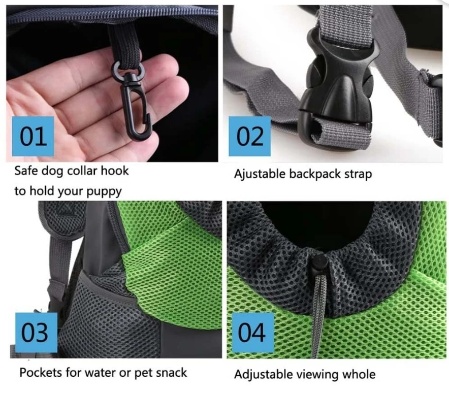 Pet Carrier Backpack - Breathable Head Out Design 🏆 - photo 3
