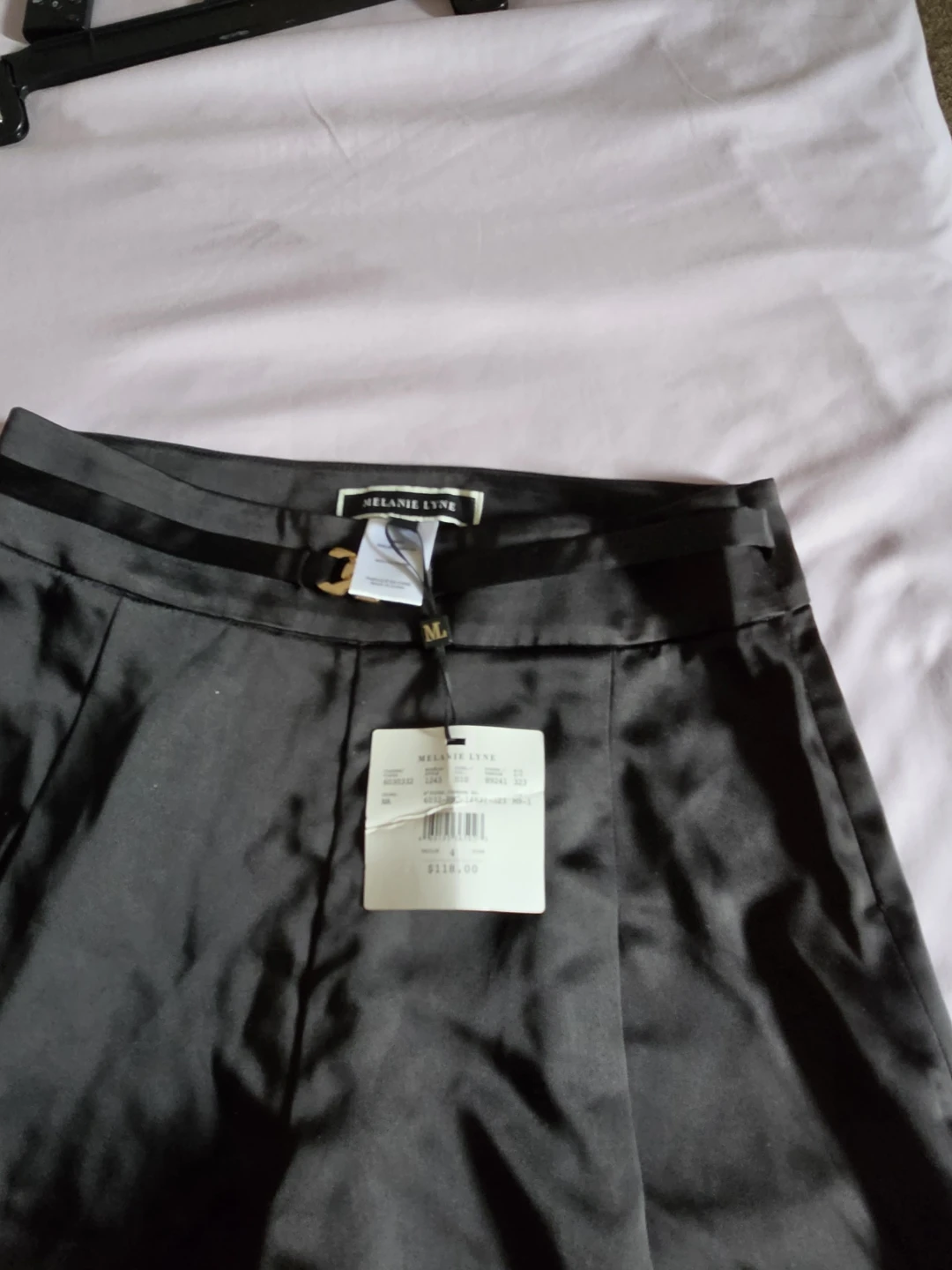 Melanie Lyne Black Wide Leg Dress Pants - photo 3