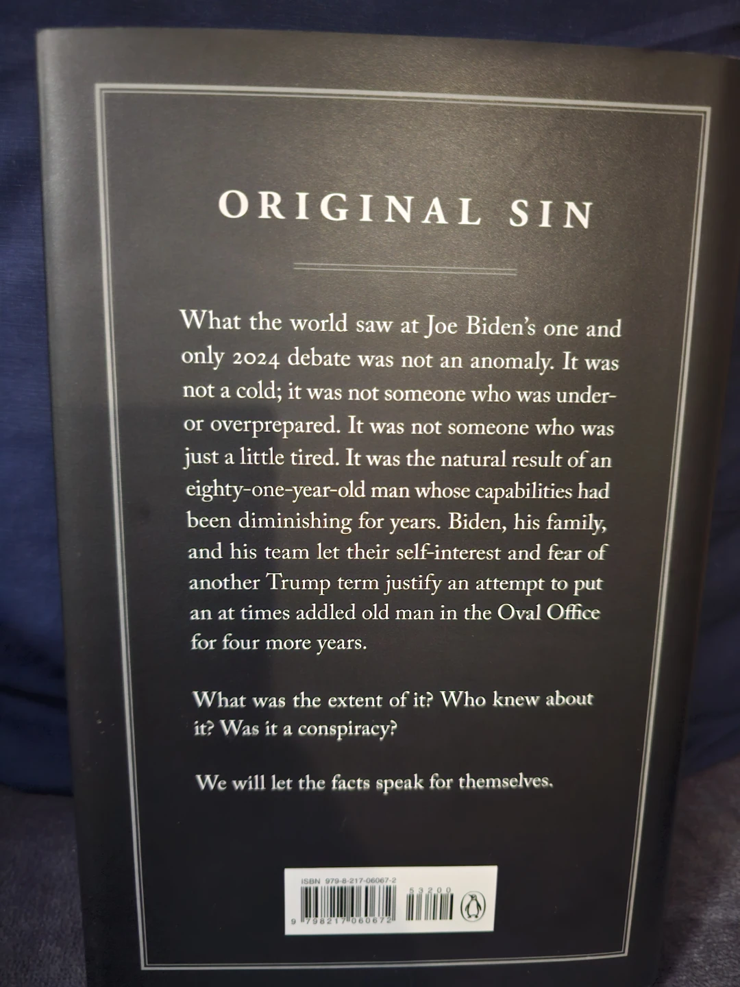 Original Sin by Jake Tapper and Alex Thompson - photo 2