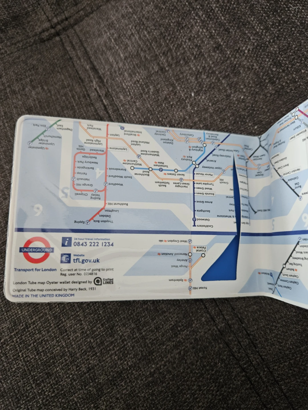 London Tube Map Card Wallet - photo 2