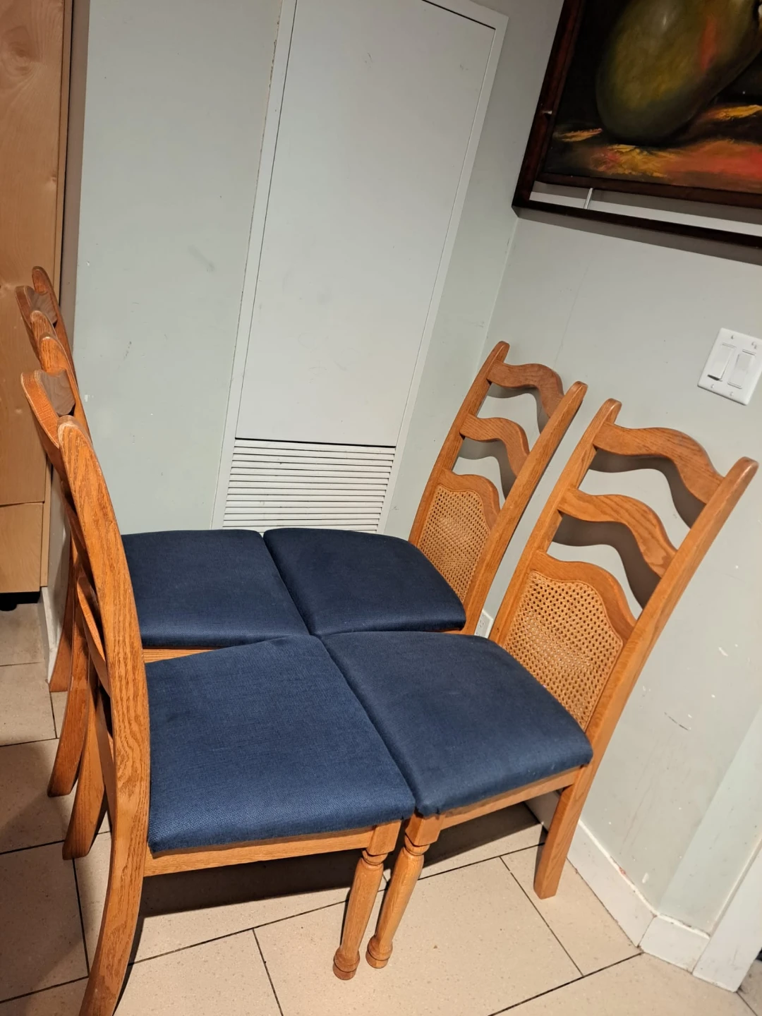 Wooden Dining Table with 4 Chairs - photo 2