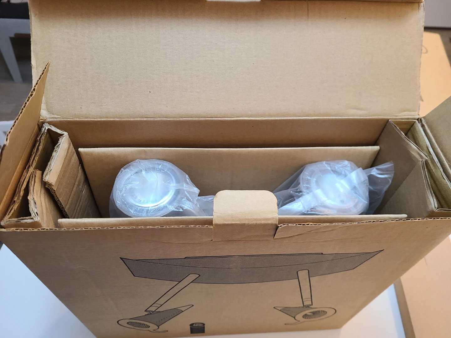 Vintage IKEA Ambra 2 Light Fixtures - 2 for $5 - photo 5