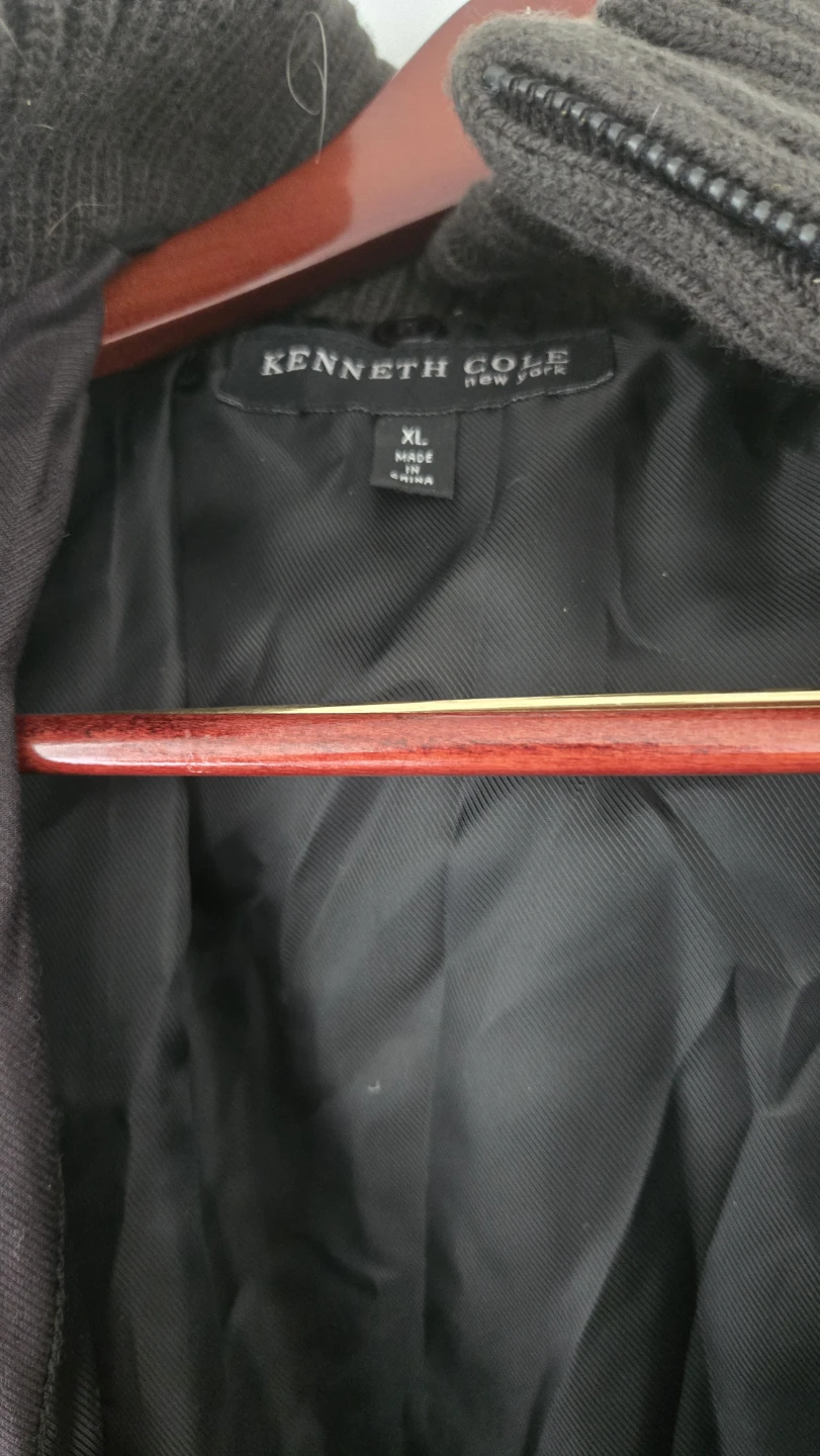 Kenneth Cole New York Leather Jacket XL