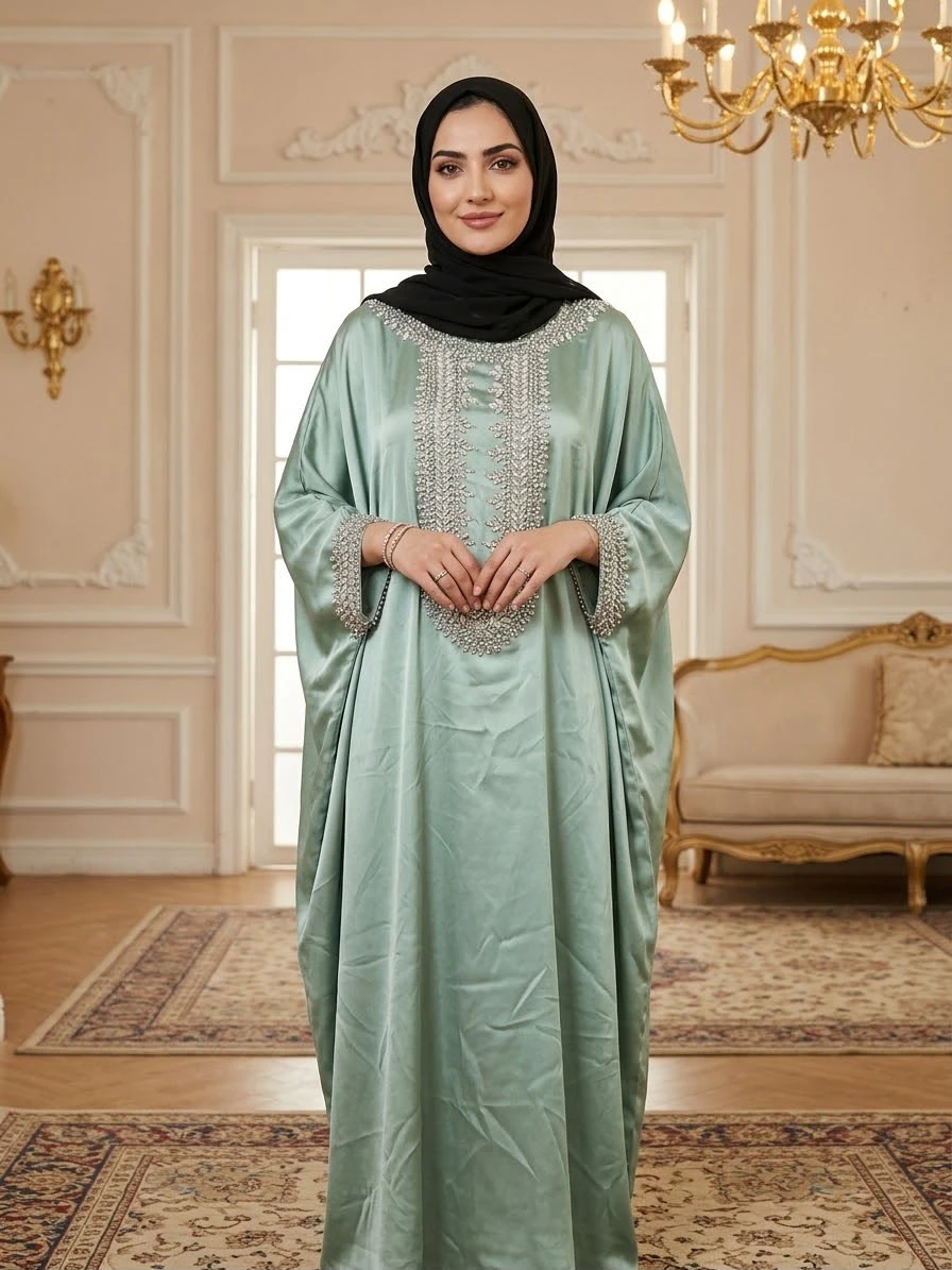 Elegant Embellished Abaya Collection - photo 3