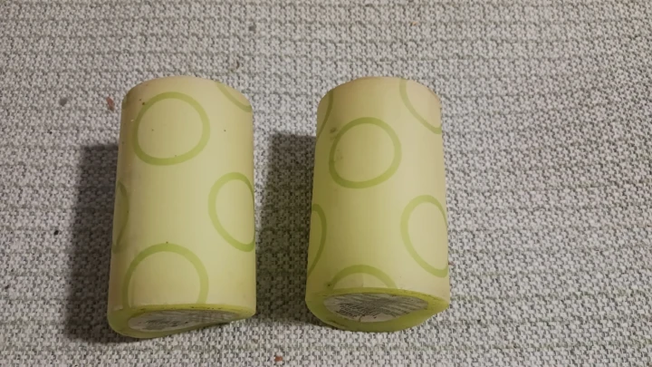 Pair of Green Pillar Candles
