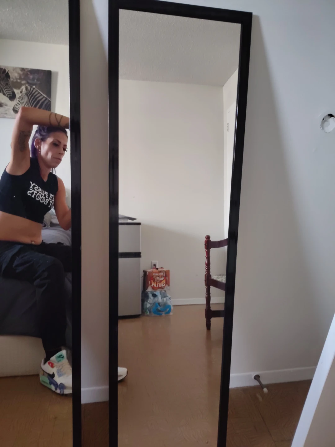 Full length black floor mirror - photo 2