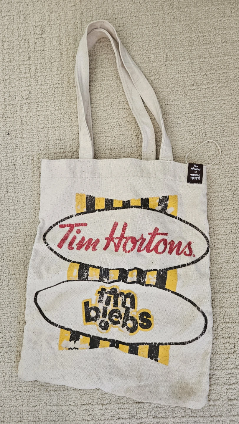 Tim Hortons x Justin Bieber Timbiebs Tote Bag